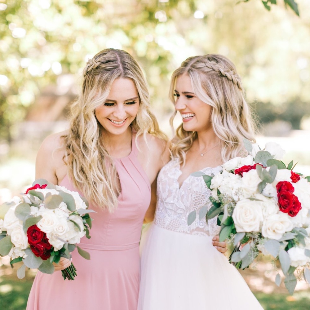 Azazie Bridesmaid dress in Dusty Rose